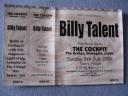 Billy Talent ticket