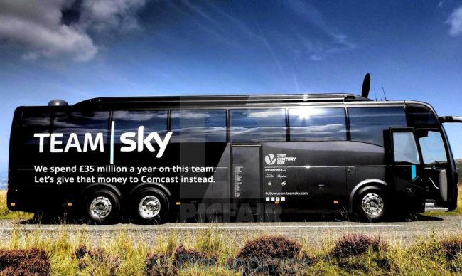 Team Sky unveil 2019 bus design – Chris Worfolk's Blog